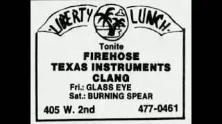 fIREHOSE- Liberty Lunch, Austin Tx 4/6/89 xfer fmaster audio cassette Mike Watt SST Records Complete