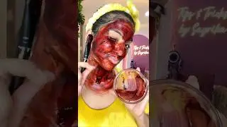 Hydra facial at Home with simple ingredients 🫶🏻 #facial #skincare #skin  #viral #trending #shorts