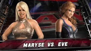 WWE Raw - Maryse vs Eve 