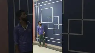 Masking Tapes Desine wall Painting Desine .... #Shorts #Painter #Painting #Satisfying #WallPainting