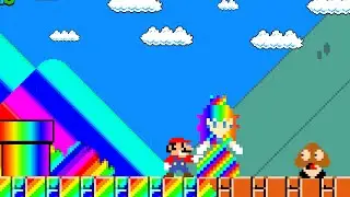 When Everything in Mario Turns Into RAINBOWS… This Is INSANE