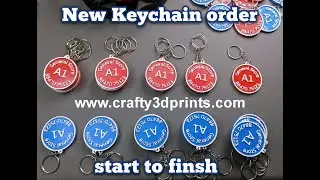 3D Printed Keychains for Business | Full Production Workflow