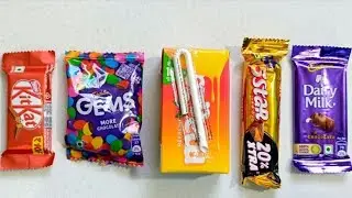 dairymilk vs 5star vs mango vs gems vs kitkat 🍫