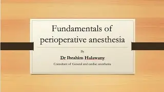 The track  (Dr Halawany)- EP-1 -Anesthesia Management