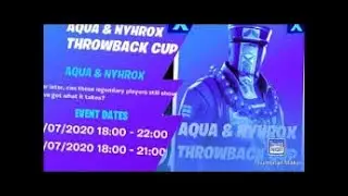 Fortnite Aqua and Nyhrow Throwback Cup