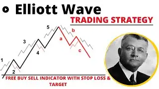 Elliott Wave Trading Strategy :-Free Auto Buy Sell Signal Indicator with Target and Stop Loss