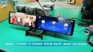 Large Dual Screen for Benz GLC/C-class RHD/LHD