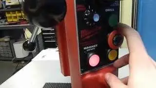 Milwaukee Electromagnetic Drill Press Test