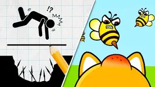 Draw 2 Save Stickman Puzzle Vs Save The Pet |🟩🥑💚🥑🟩| All Level Gameplay Android iOS JJ4774