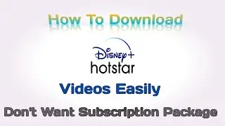 ⚡how to download hotstar videos in Tamil |how to see hotstar videos ads free in Tamil ⚡