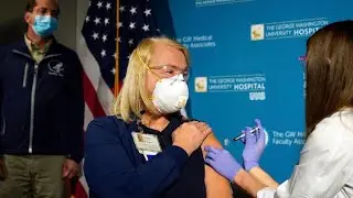 Coronavirus vaccine: First doses of COVID-19 Pfizer vaccine are administered on the East Coast