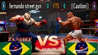 Street Fighter II: Champion Edition - fernando street gyn VS ((Caution)) - FT5