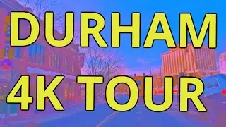 DURHAM NC 4K COLORFUL TOUR