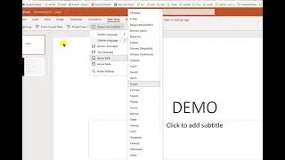 PowerPoint Closed Captions
