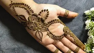 Front hand mehndi design💗👍🏻#mehndi #viral #henna #trending #youtube 