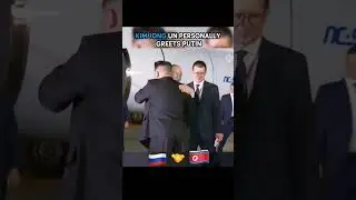 Putin&rsquo;s Grand Welcome in North Korea 🇷🇺🔥🤝 #PowerOptics #respect #putin #edit #shorts #trending