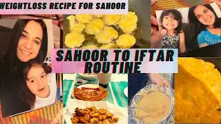 Sehri to Iftar Routine in Canada | Weight loss Recipe for Sahoor | Busy mom routine during Ramadan