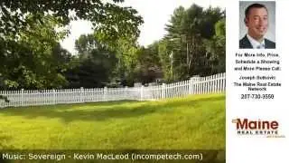 4 Applewood Drive, Saco, ME Presented by Joseph Butkovic.