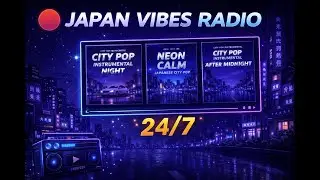 Japan Vibes Radio 🇯🇵 City Pop & Retro Japanese Instrumental · 24/7 Live