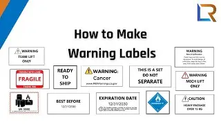 How to Create Warning Labels for Amazon FBA (Fragile, Suffocation, Heavy Package & More)