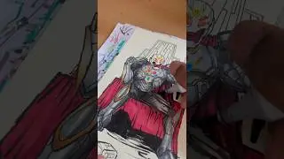 INFINTY ULTRON ✍️🔥♾️ #comicart #drawing #inksketch #copic #sketchbook