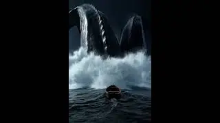Dark water churns as two massive shadows collide. #whales #nature #facts #animals #whale #savewhales