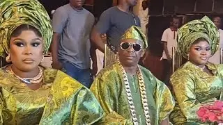 OBA ONIBA EKUN & HIS OLORI'S AT THE FIRST YEAR ANNIVERSARY OF AJE CIRCLE FOUNDED BY WASIU AYINDE 