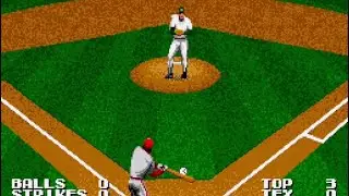 MLB CPU Game: Rangers vs. Athletics (4/24/25) | Tecmo Super Baseball (Sega Genesis)