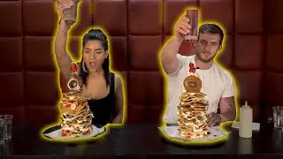 PANCAKE DAY CHALLENGE l @LeahShutkever Vs UK Tradesman