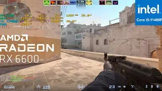 Counter-Strike 2 | RX 6600 8GB + i5 11400F Competitive Settings