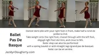 Step By Step Photo Ballet Pas De Basque @JacklynDougherty #pasdebasque #balletdefinition