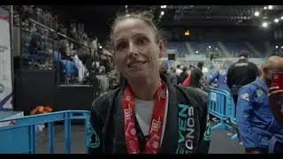 1er place cienture blanche femme Comp&eacute;tition CFJJB ANTIBES AZUR ARENA