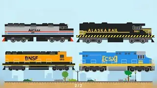 Labo Brick Train - Kompilasi Loko Luar Negeri