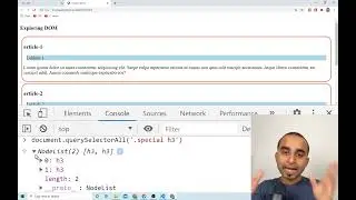 18 7 How to use querySelector and querySelectorAll  Complete Web Development Course  programming