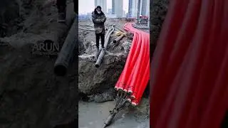 Горизонтальное бурение позволяет работать в труднодоступных местах #образование #информация #пове...