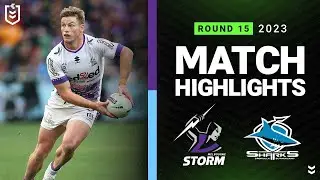 NRL Highlights | NRL 2023 | Melbourne Storm v Cronulla-Sutherland Sharks | Match Highlights