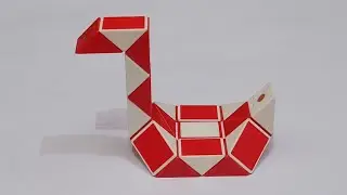 Make a Swan with Snake Cube | Snake Puzzle Pattern