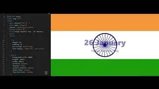 26 January Status Code: HTML + CSS Animation 🇮🇳