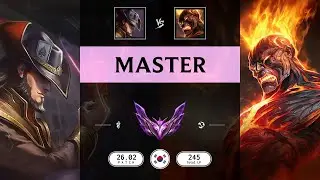 Master Match: Twisted Fate vs Brand - KR server Patch 26.02