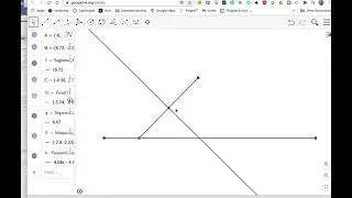 Parabola in GeoGebra