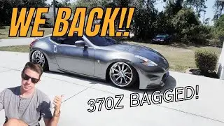 370z air suspension!! We back!!!!
