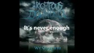 A Righteous Downfall- Unrelinquished lyric video