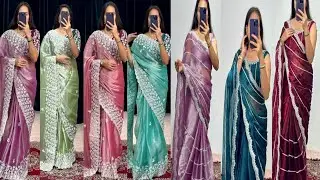 New jimmy choo saree l jimmy choo saree blouse designs l  #saree #jimmychoosaree #jimmychoo #fashion