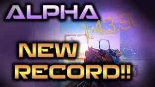 BO3 ALPHA FREERUN NEW RECORD!! (1:43.900)