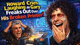Howard Cries Laughing as Gary Freaks Out Over His Broken Printer!