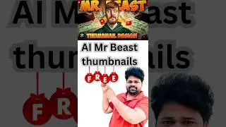 Ai free thumbnails | how to create free thumbnails | #aithumbnail #thumbnails #thumbnailsforedits