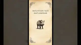 Intuition test 🌳 #challenge #intuition #intuitiontest #psychology #test #quiz #shorts