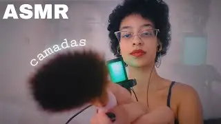 ASMR | SONS DE BOCA EM CAMADAS + PINCÉL NA TELA