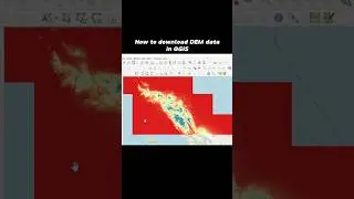 How to download DEM data in QGIS #dem #qgis #gis #remotesensing