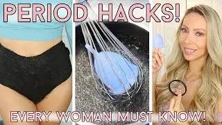 16 PERIOD & PMS LIFE HACKS EVERY WOMAN MUST KNOW!